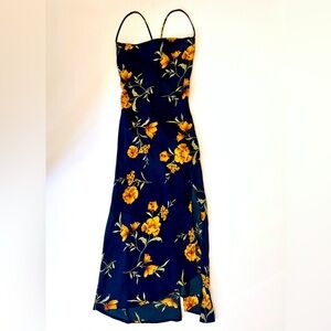 ASTR Gaia Floral Midi Dress